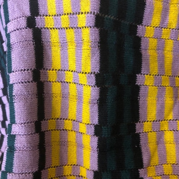 ✨ NWT BCBGeneration crochet wrap stripe crop top - Picture 3 of 6